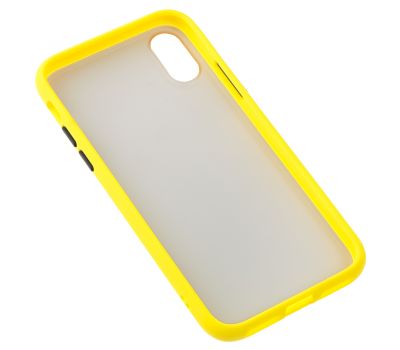 Чохол для iPhone X/Xs "LikGus Maxshield" жовтий 3082412