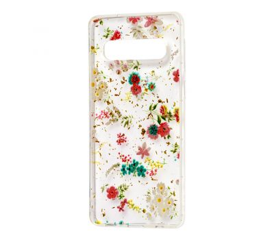 Чохол для Samsung Galaxy S10 (G973) Flowers Confetti "польові квіти"