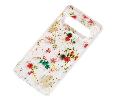 Чохол для Samsung Galaxy S10 (G973) Flowers Confetti "польові квіти" 3082954