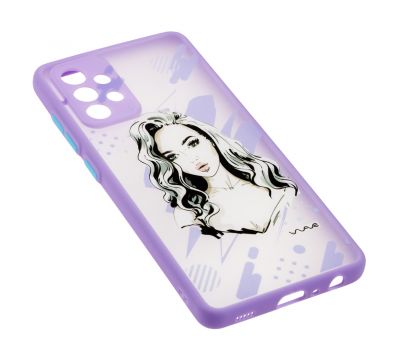 Чохол для Samsung Galaxy A72 Wave Cartoon kiss me 3083748