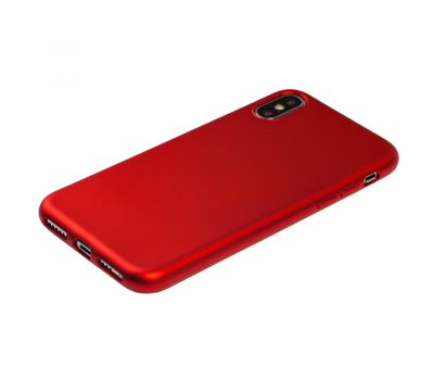Чохол для iPhone X / Xs Soft matt червоний 3083182