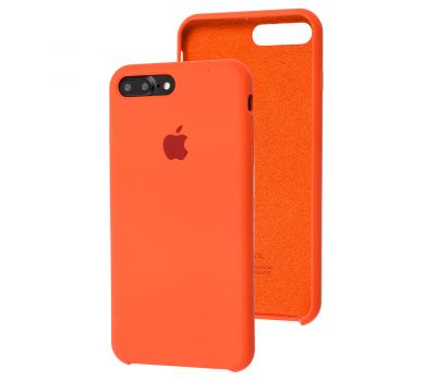 Чохол Silicone для iPhone 7 Plus / 8 Plus case помаранчевий