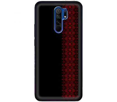 Чохол для Xiaomi Redmi 9 MixCase патріотичні червоний колір вишиванки