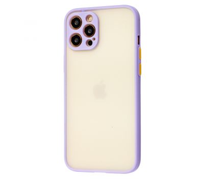 Чохол для iPhone 12 Pro Max LikGus Totu camera protect бузковий