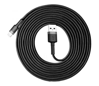 Кабель USB Baseus Cafule Lightning 2A 3m gray/black 3086639