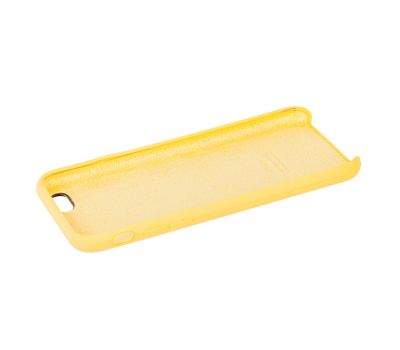 Чохол Silicone для iPhone 6 / 6s case жовтий 3086894