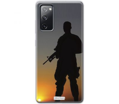 Чохол для Samsung Galaxy S20 FE (G780) Mixcase військові солдати на світанку