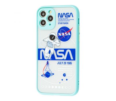 Чохол для iPhone 11 Pro Max Picture shadow matte space nasa/mint