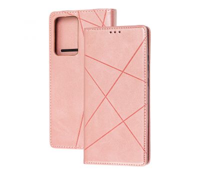 Чохол книжка Business Leather Samsung Galaxy Note 20 Ultra (N986) рожевий