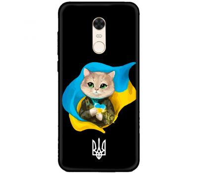 Чохол для Xiaomi Redmi 5 Plus MixCase патріотичні котик зелені очі