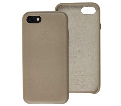 Чохол для iPhone 7 / 8 Leather case темно-сірий