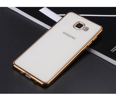 Чохол для Samsung Galaxy A3 2016 (A310) з окантовкою золотистий 309794