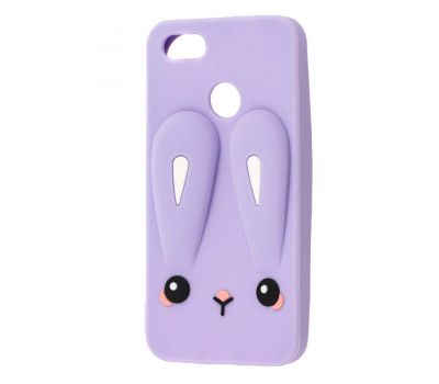 3D чохол для Huawei Y5 2018 фіолетовий заєць