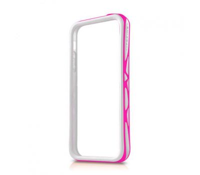 Бампер для iPhone 5 Venum white-pink 3090545