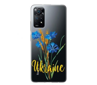 Чохол для Xiaomi Redmi Note 11 / 11s MixCase патріотичний Україна квіти