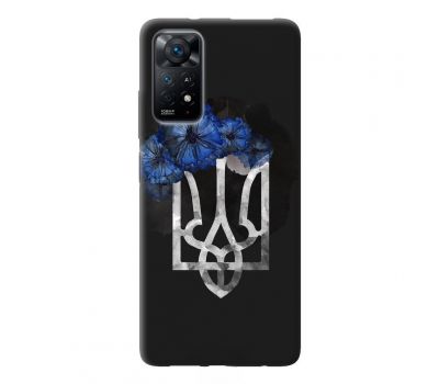 Чохол для Xiaomi Redmi Note 11 / 11s MixCase патріотичний Герб та квіти