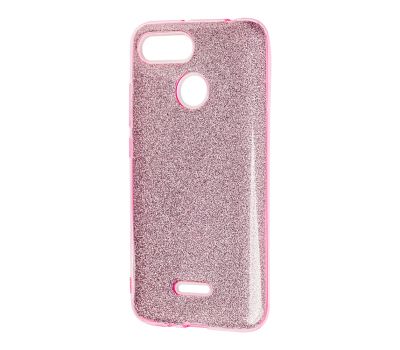 Чохол для Xiaomi Redmi 6 Shining Glitter з блискітками рожевий