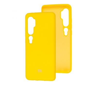 Чохол для Xiaomi  Mi Note 10 / Mi Note 10 Pro Silicone Full жовтий