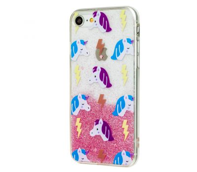 Чохол Chic Kawair для iPhone 7/8 рожеві конячки