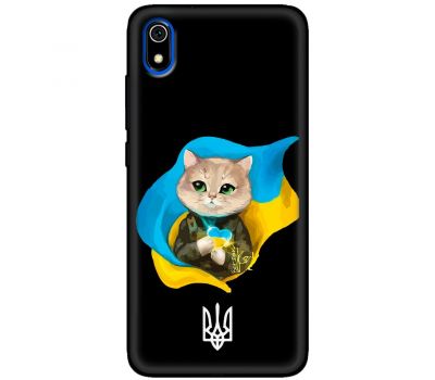 Чохол для Xiaomi Redmi 7A MixCase патріотичні котик зелені очі