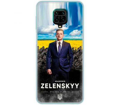 Чохол для Xiaomi Redmi Note 9S / 9 Pro MixCase патріотичні president of Ukraine