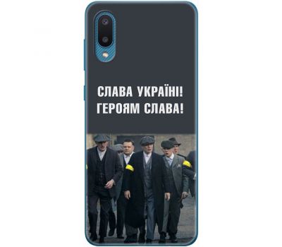 Чохол для Samsung Galaxy A02 (A022) MixCase патріотичний "Слава Україні!"