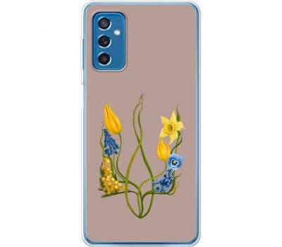 Чохол для Samsung Galaxy M52 (M526) MixCase патріотичні квіти у формі герба