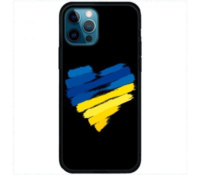 Чохол для iPhone 12 Pro MixCase патріотичний "серце"