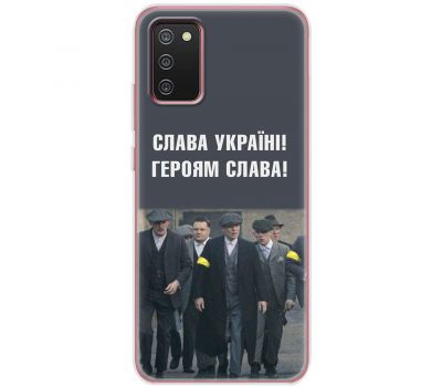 Чохол для Samsung Galaxy A02S (A025) MixCase патріотичний "Слава Україні!"