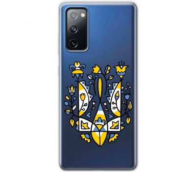 Чохол для Samsung Galaxy S20 FE (G780) MixCase патріотичний "герб із квітів"