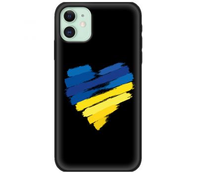 Чохол для iPhone 11 MixCase патріотичний "серце"