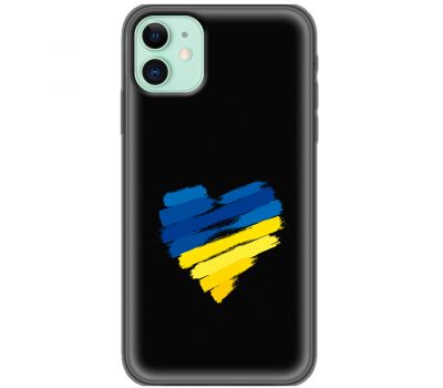 Чохол для iPhone 12 mini MixCase патріотичний "серце"