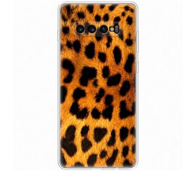 Чохол для Samsung Galaxy S10+ (G975) MixCase Леопард вовна