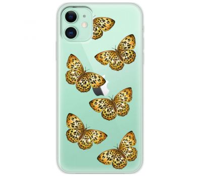 Чохол для iPhone 11 MixCase Леопард метелика