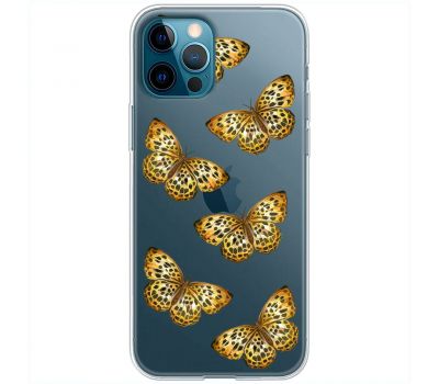 Чохол для iPhone 14 Pro MixCase Леопард метелика