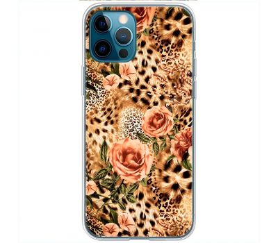 Чохол для iPhone 14 Pro MixCase Леопард троянди