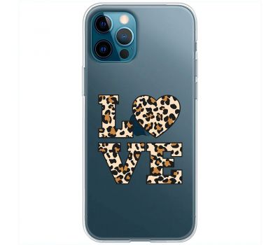 Чохол для iPhone 14 Pro MixCase Леопард love