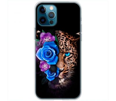 Чохол для iPhone 14 Pro MixCase Леопард у квітах