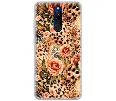 Чохол для Xiaomi Redmi 8 MixCase Леопард троянди