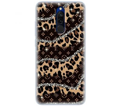 Чохол для Xiaomi Redmi 8 MixCase Леопард Louis Vuitton