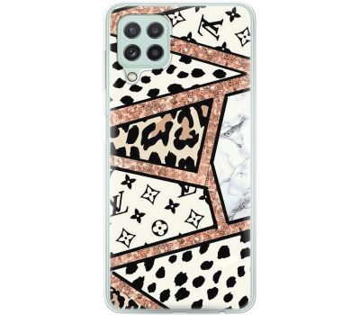 Чохол для Samsung Galaxy A22 (A225) / M32 MixCase Леопард Louis Vuitton мозаїка