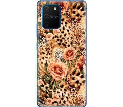 Чохол для Samsung Galaxy S10 Lite (G770) / A91 MixCase Леопард троянди
