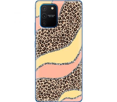 Чохол для Samsung Galaxy S10 Lite (G770) / A91 MixCase Леопард жовто-рожевий