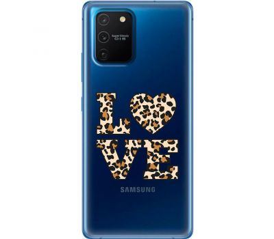 Чохол для Samsung Galaxy S10 Lite (G770) / A91 MixCase Леопард love