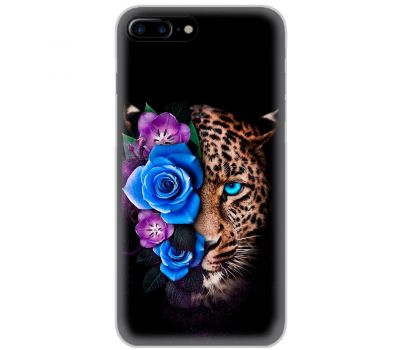 Чохол для iPhone 7 Plus / 8 Plus MixCase Леопард у квітах