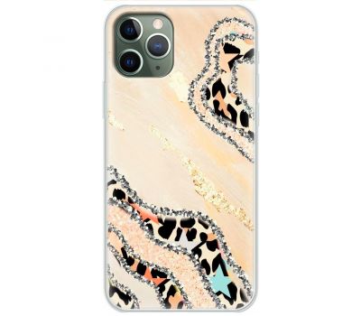 Чохол для iPhone 11 Pro MixCase Леопард кристал