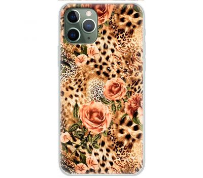 Чохол для iPhone 11 Pro MixCase Леопард троянди