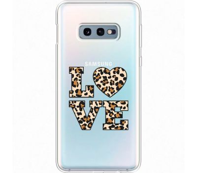 Чохол для Samsung Galaxy S10e (G970) MixCase Леопард love