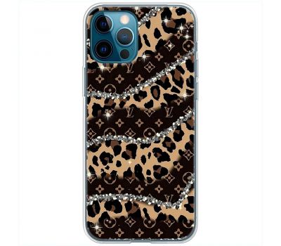 Чохол для iPhone 12 Pro MixCase Леопард Louis Vuitton