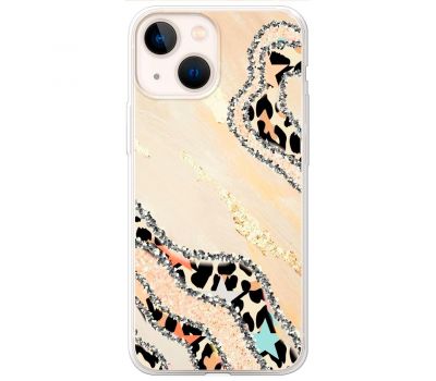 Чохол для iPhone 13 mini MixCase Леопард кристал